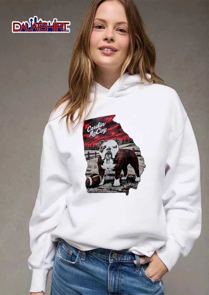 Cardin mccoy georgia bulldog football landscape shirt