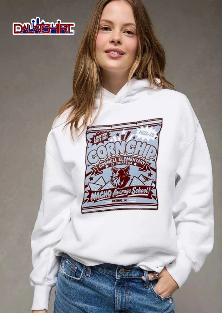 Nacho Average School 2026 2028 cornchip bag wolf mascot illustration shirt