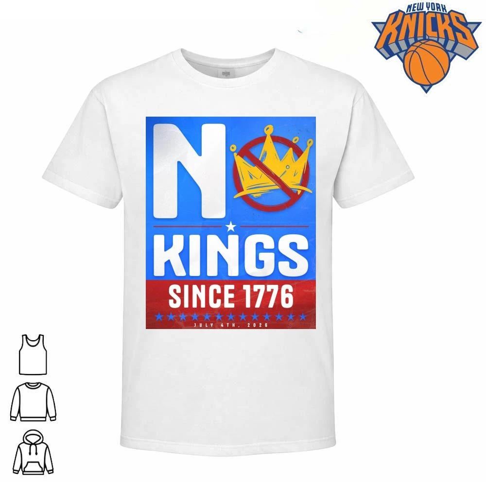 No Kings Since 1776 Anti Monarchy Independence Day shirt