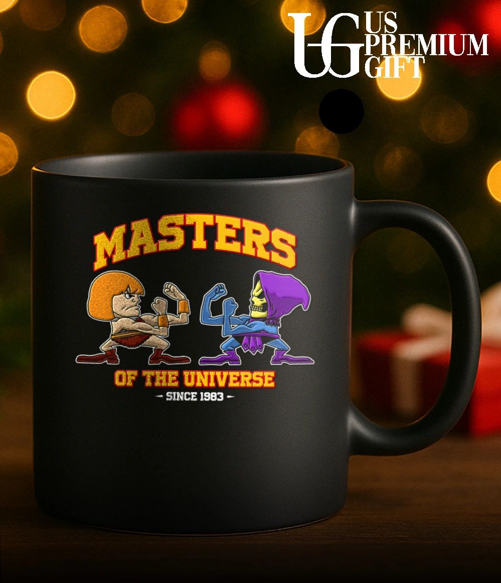 He Man Skeletor Masters Of The Universe 1983 and Skeletor flexing muscles cartoon shirt