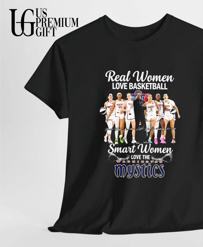 Washington Mystics WNBA Players Eric Thibault Real Women Love Basketball Shirt