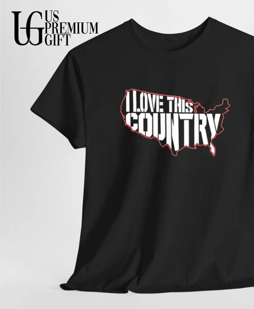 I Love This Country State Map shirt
