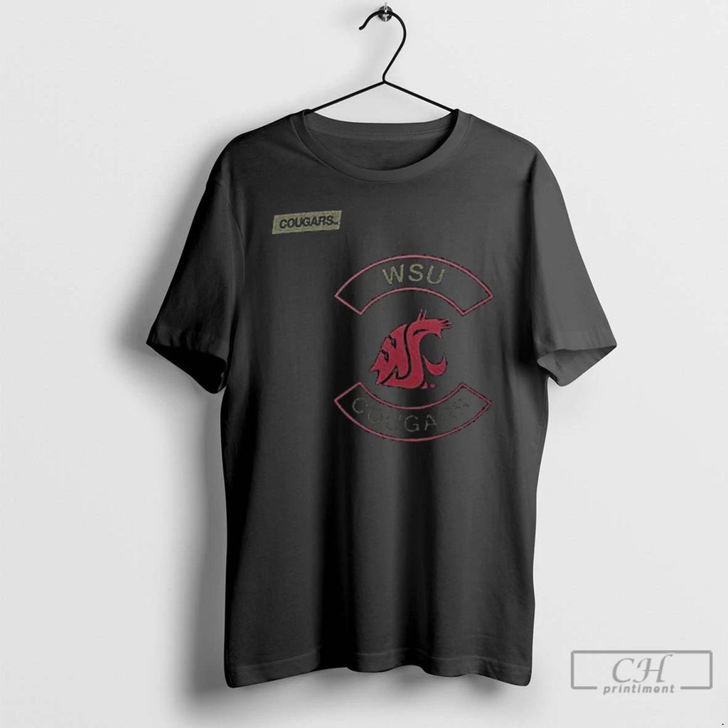Classic Washington State Cougars 2025 Military Appreciation Long Sleve T Shirts Hoodie Longsleeve