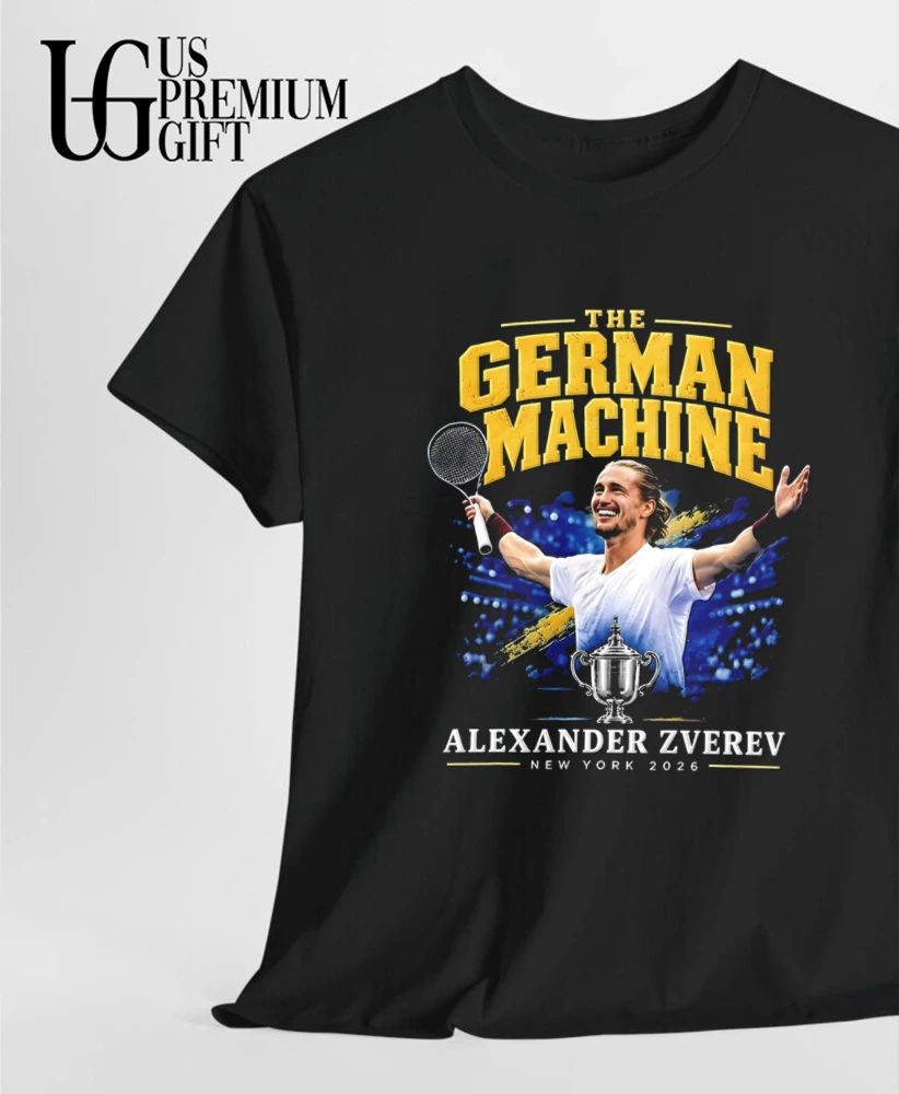 Alexander Zverev The German Machine US Open Tennis Champion 2026 shirt
