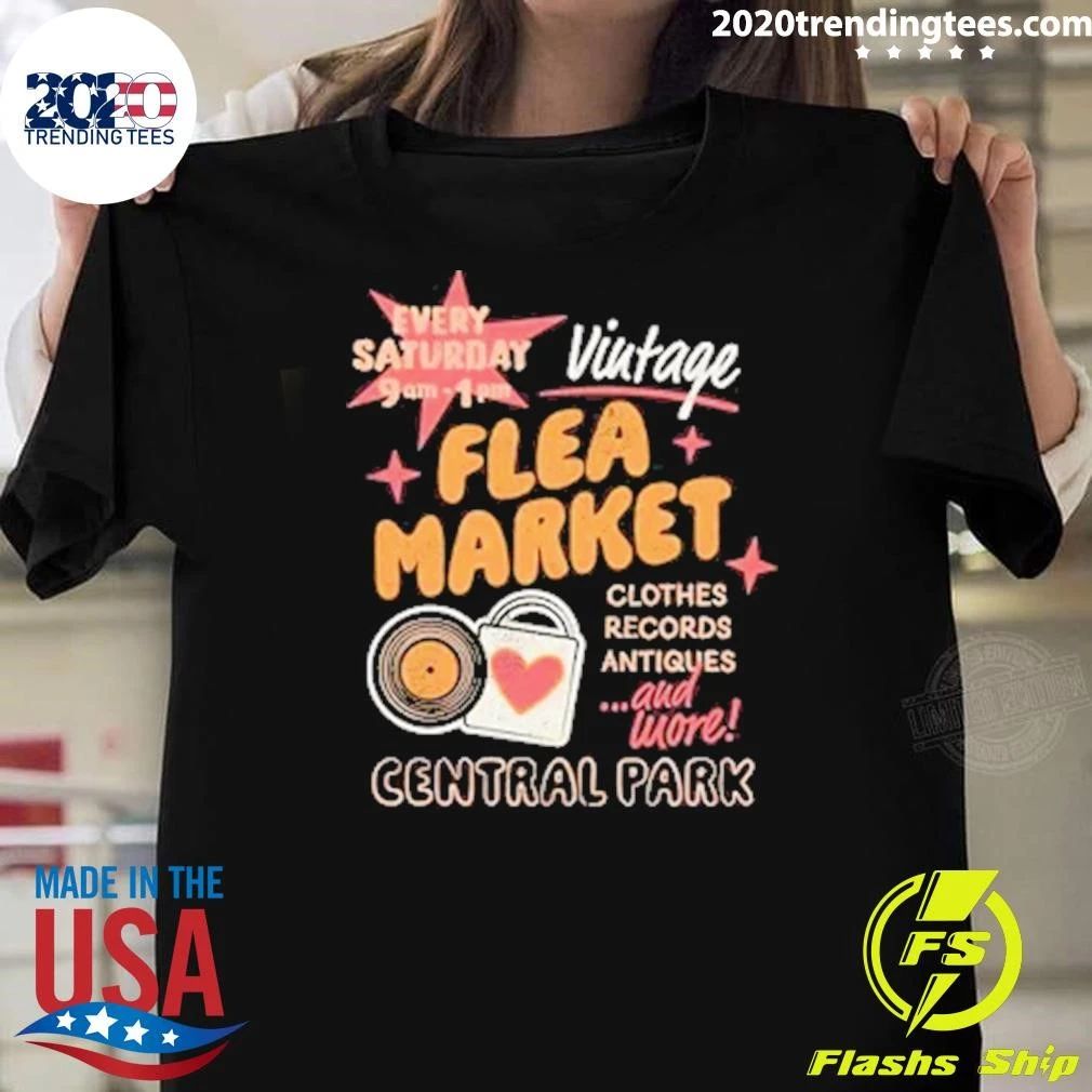 Vintage Flea Market Clothes Records Antiques and More Central Park Shirt