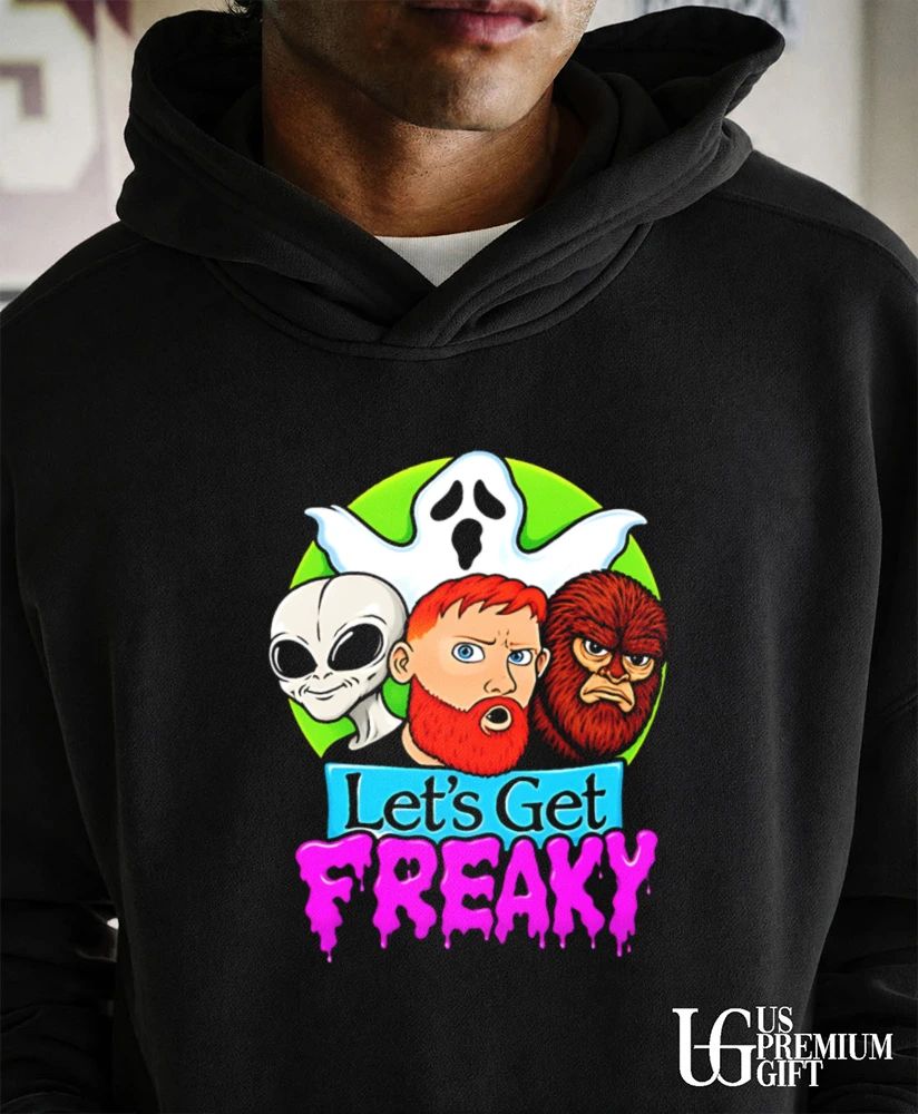 Let’s Get Freaky with Alien Ghost and Bigfoot shirt