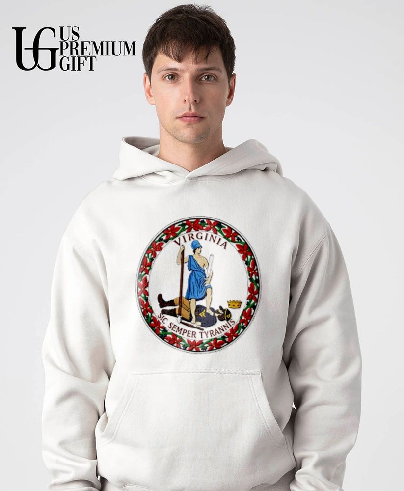 Virginia State Seal with West Virginia Mountaineers logo shirt