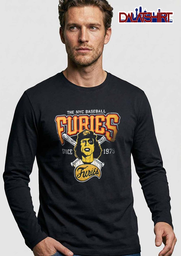 The Warriors baseball furies gang member face crossed bats 1979 shirt