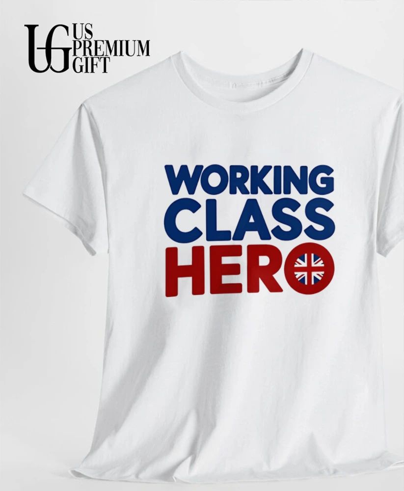 Working Class Hero British Flag Union Jack shirt