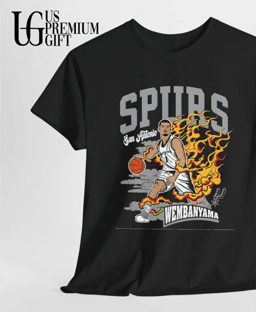 Victor Wembanyama San Antonio Spurs NBA Fired Up shirt