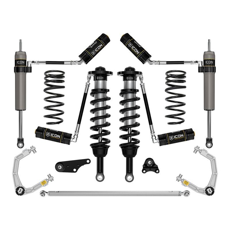 Icon 1.25-3″ Lift Stage 6 Suspension System Billet Kit for 2025 Toyota 4Runner 4WD