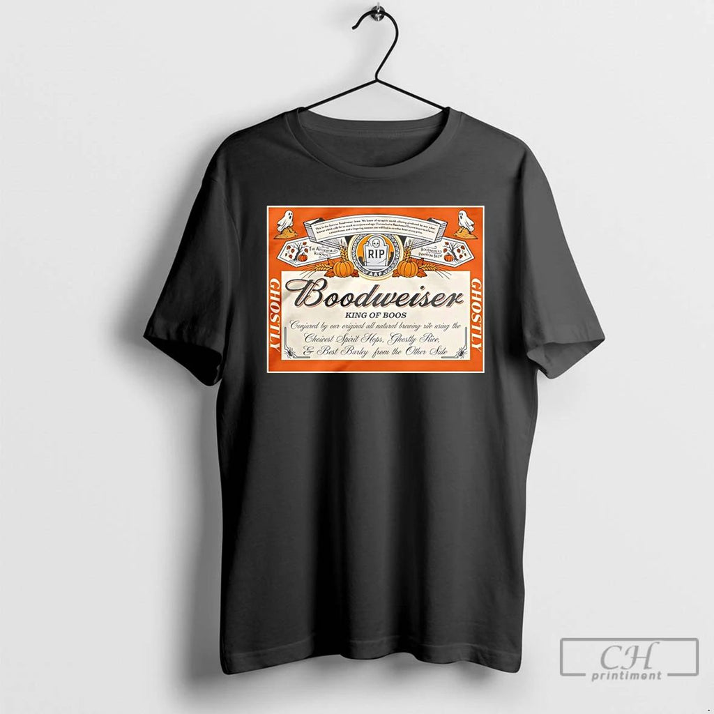 Boodweiser King Of Boos Busweiser Halloween T Shirts