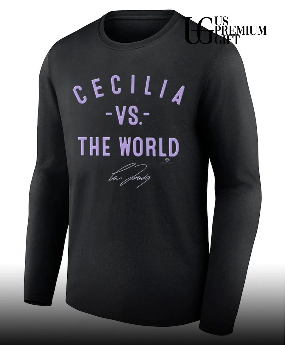 Cecilia Zandalasini Vs The World Golden State Valkyries WNBA signature shirt