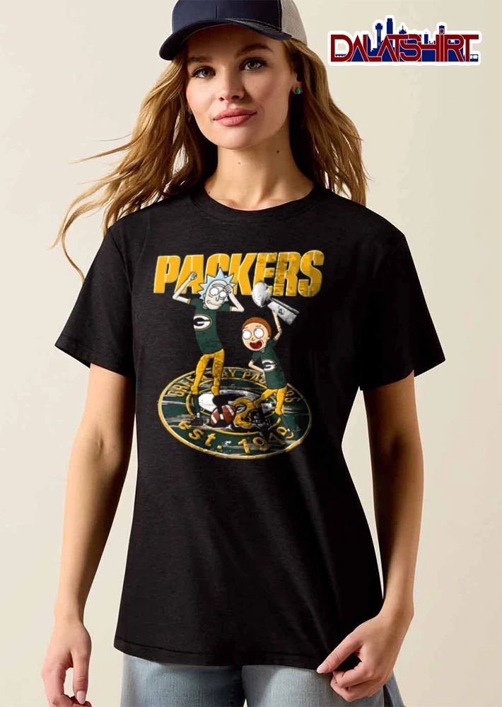 Green Bay Packers Rick Sanchez Morty Smith 1919 shirt
