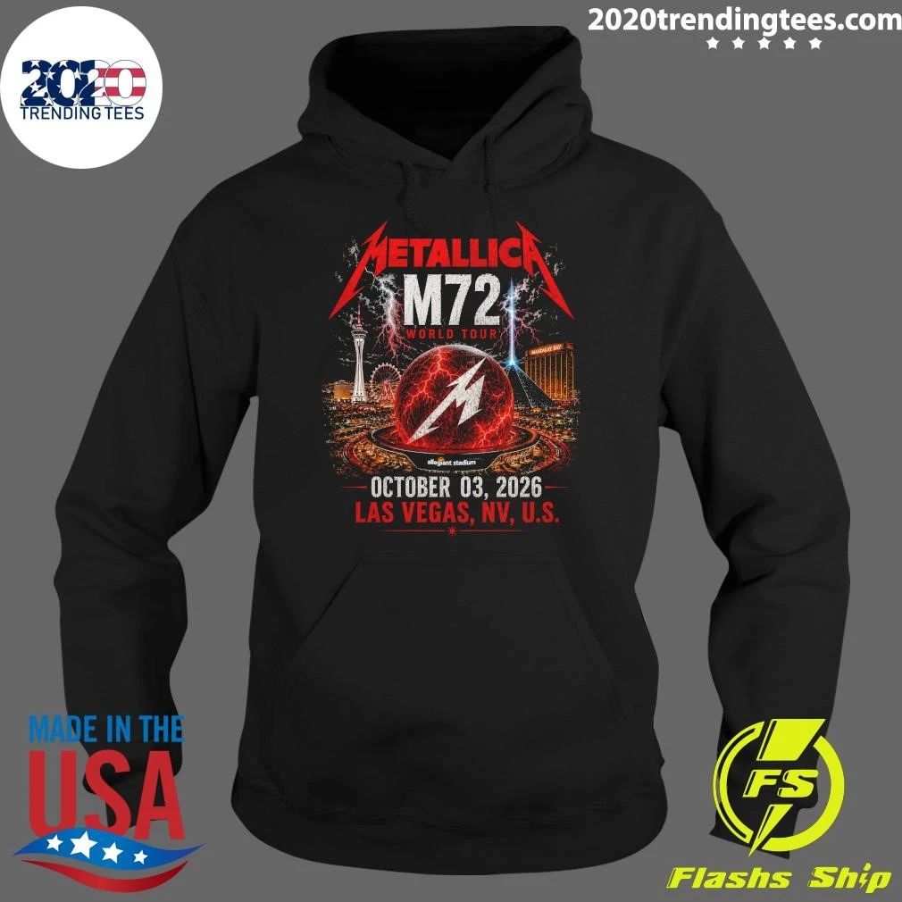 Metallica M72 World Tour October 03, 2026 Las Vegas, NV, U.S. Shirt