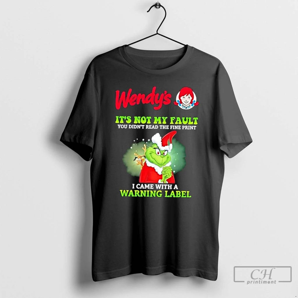 Classic Grinch X Wendys Its Not My Fault You Didnt Read The Fine Print
