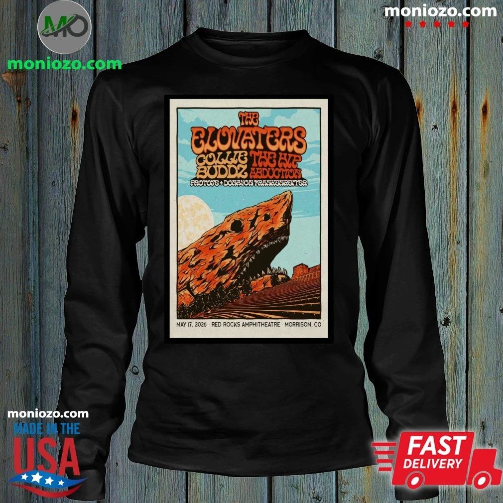 The Elevators Red Rocks May 17, 2026 Tour Poster Shirt