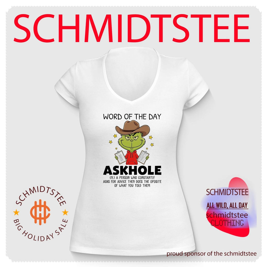 Grinch word of the day askhole definition shirt