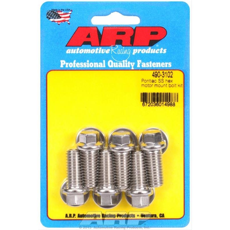 ARP Pontiac SS hex motor mount bolt kit