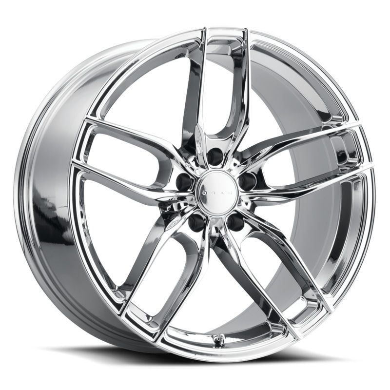 Drag Wheels DR80 Virtual Chrome 17×7.5 | 5×108 (DR801775254073VC)