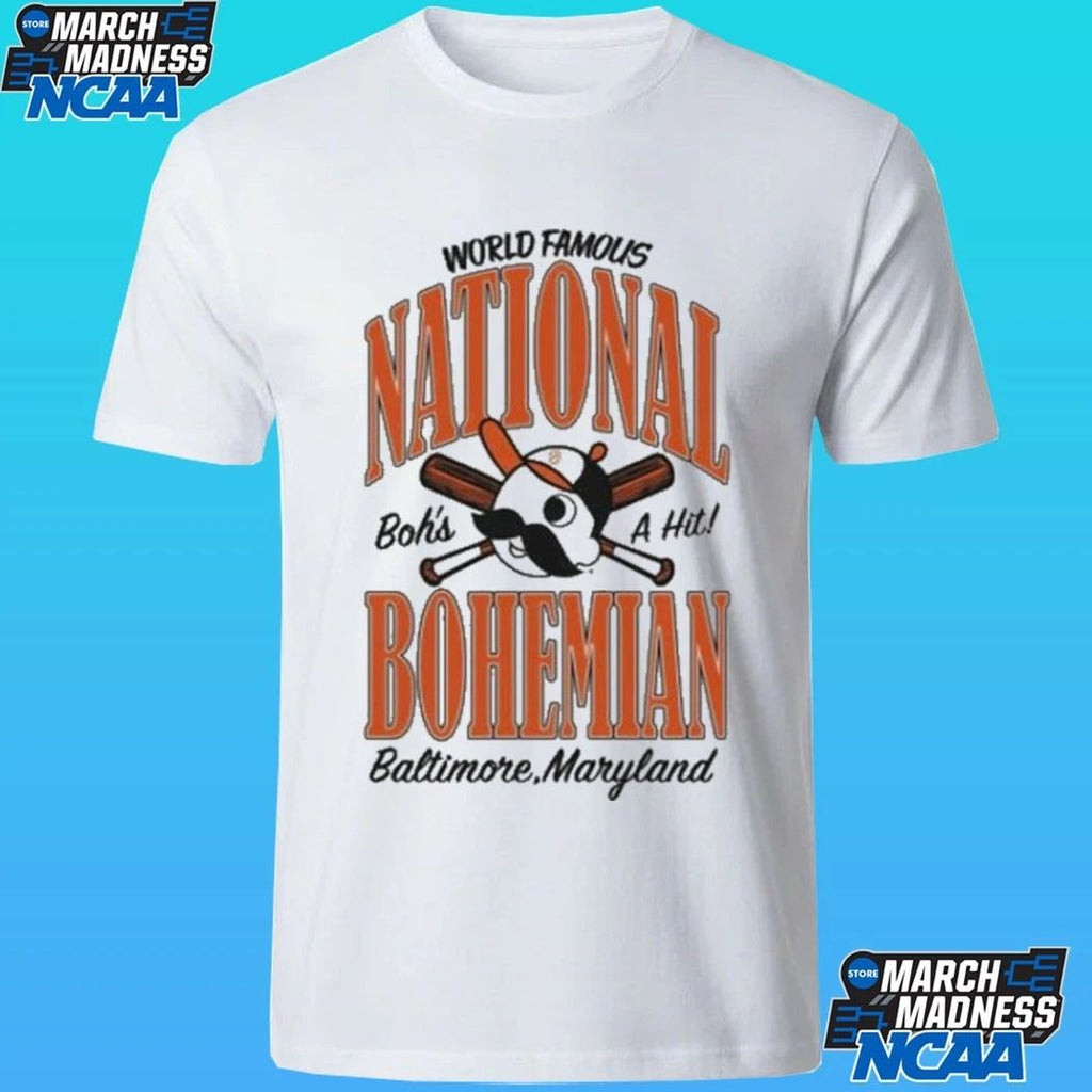 World Famous National Bohemian Bohs A Hit Baltimore Maryland Shirt