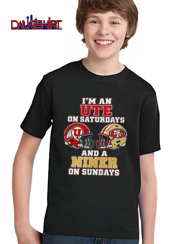 I Am An Ute On Saturdays And A Niner On Sundays shirt