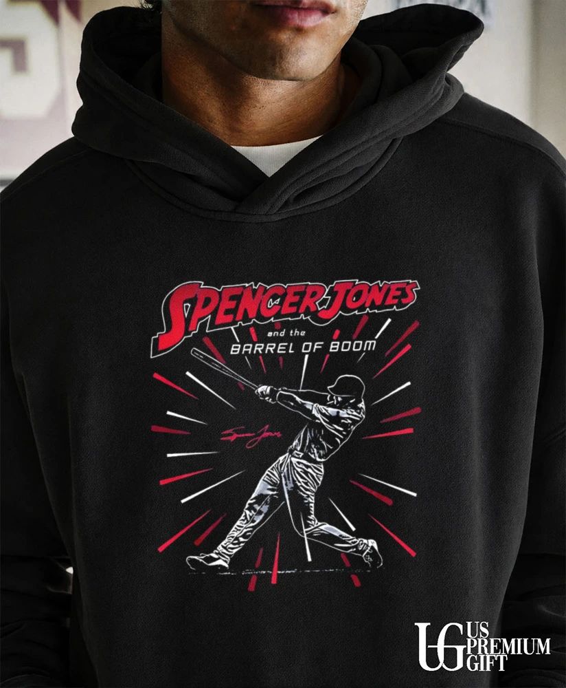Spencer Jones and The Barrel Of Boom New York Yankees baseball shirt