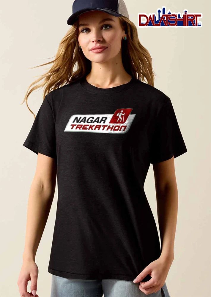 Nagar Trekathon backpack walking shirt