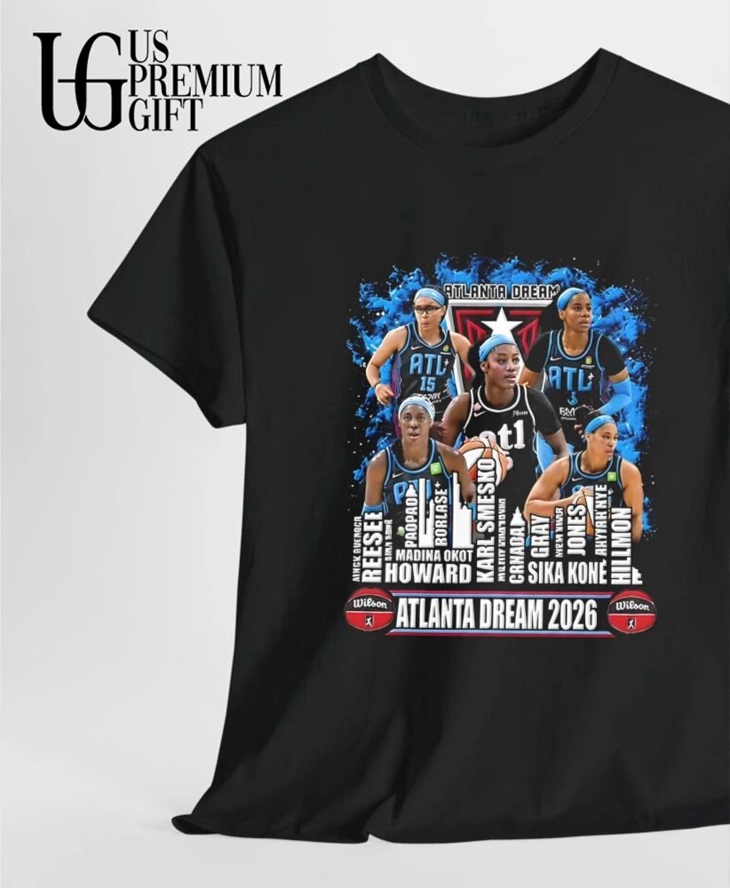 Atlanta Dream 2026 WNBA Basketball Roster shirt