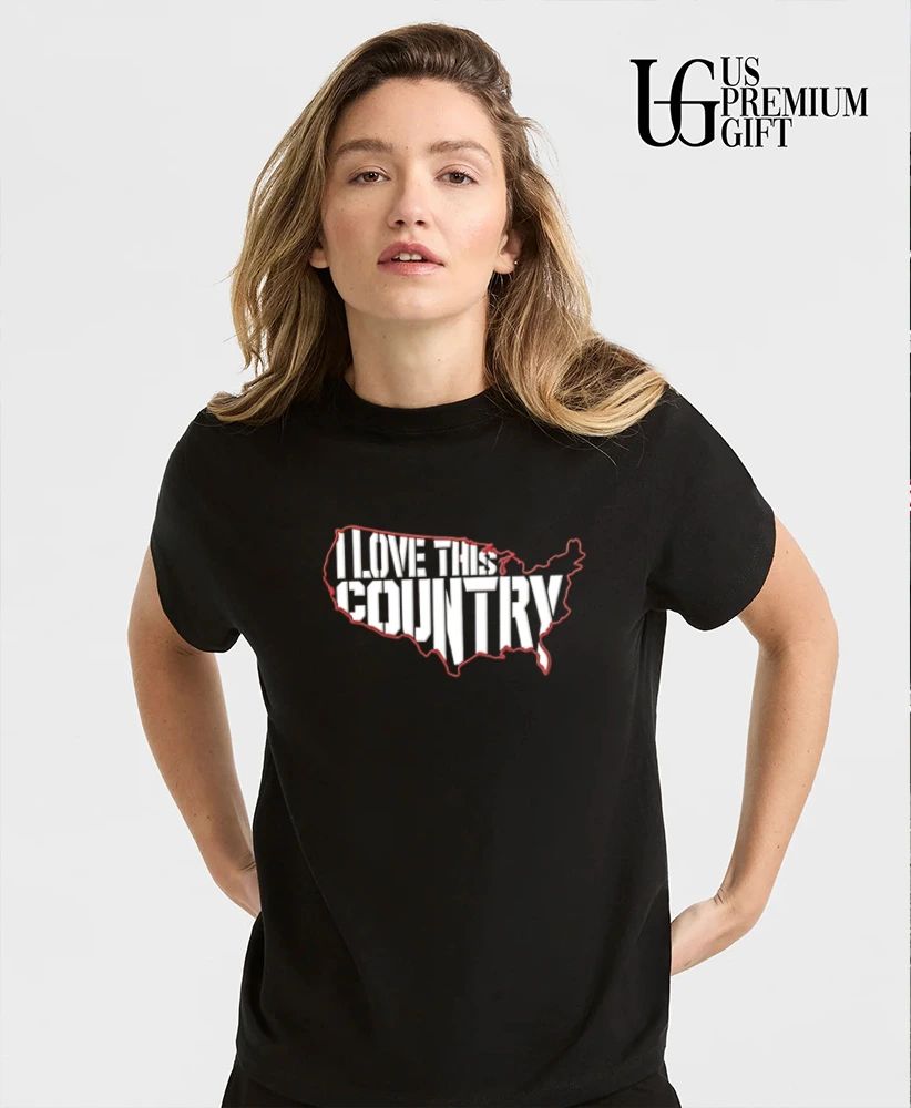 I Love This Country State Map shirt