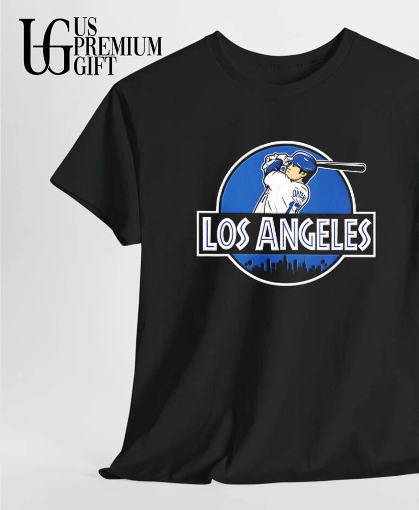 Shohei Ohtani Los Angeles Dodgers Dinosaurs logo shirt