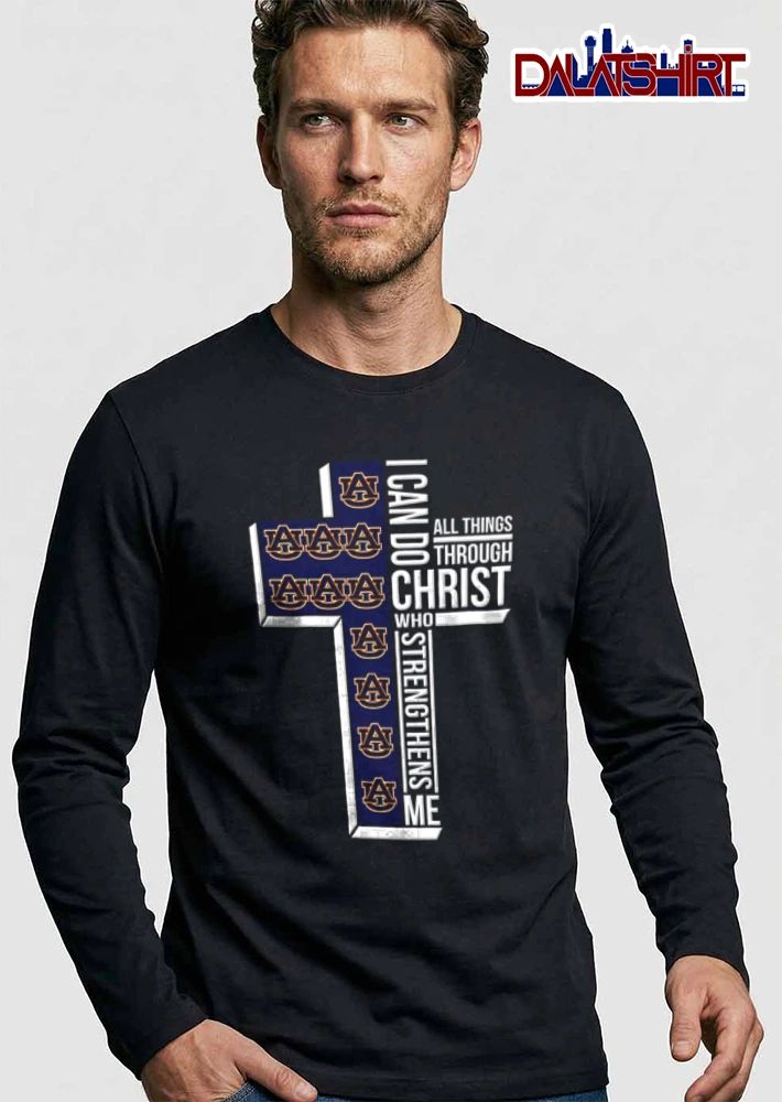 Auburn Tigers I can do all things through Christ who strengthens me shirt