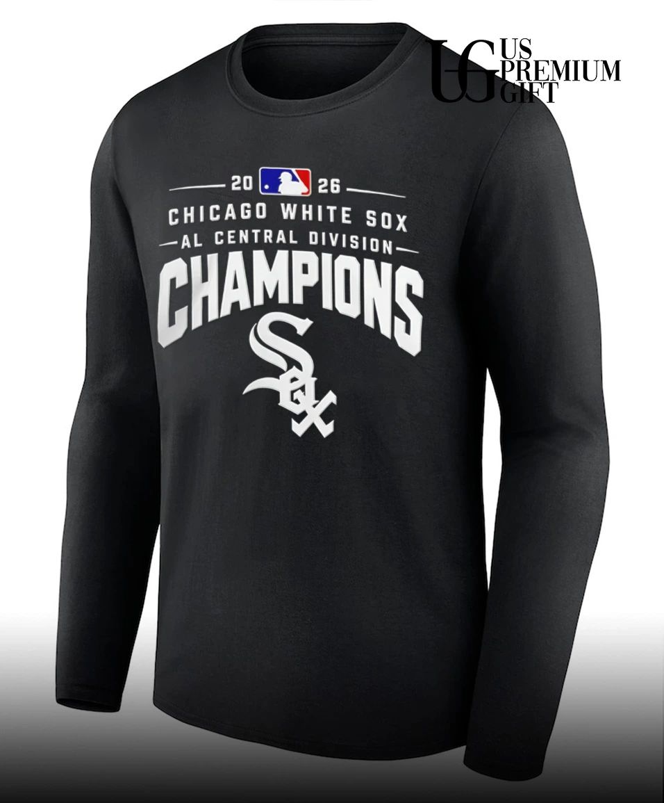 Chicago White Sox AL Central Division Champions 2026 logo shirt