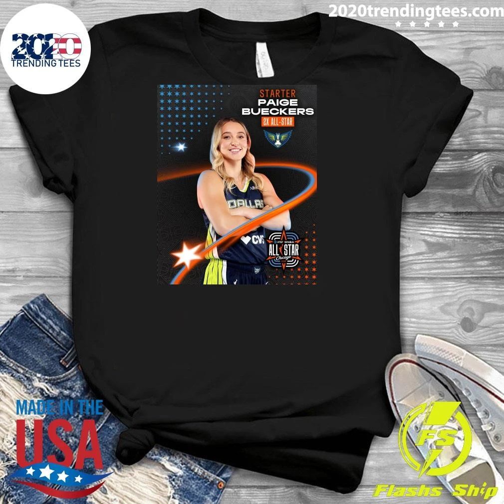 Starter Paige Bueckers Your Official 2026 AT&T WNBA All-Star Starters Shirt