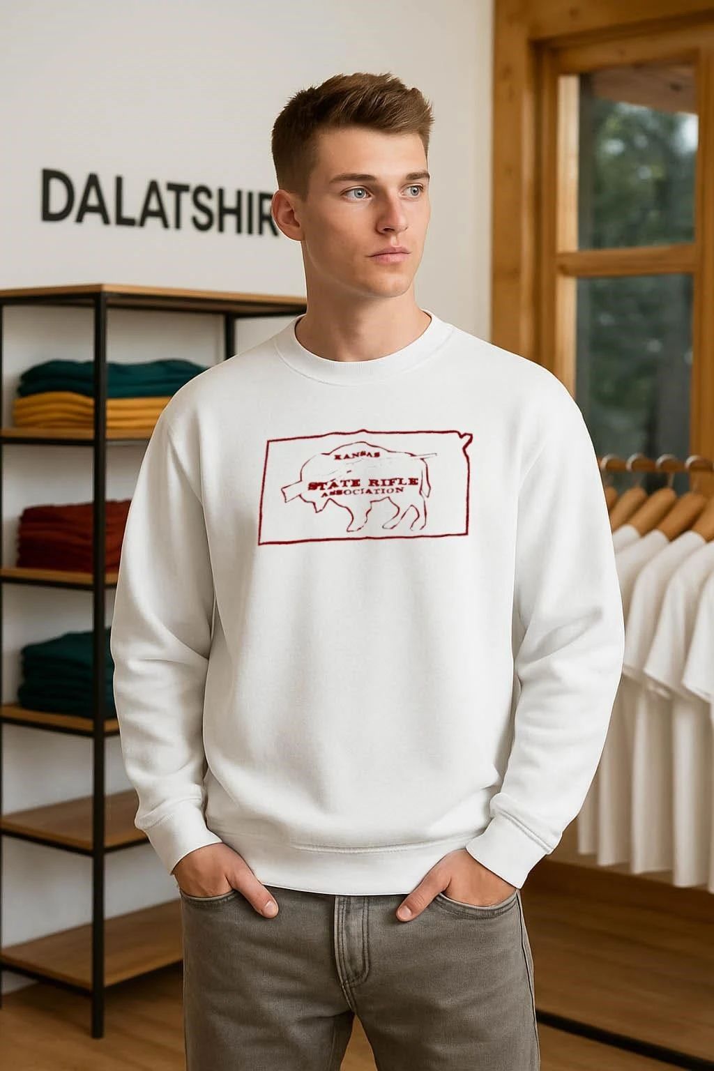 Kansas State Rifle Association Buffalo Silhouette shirt