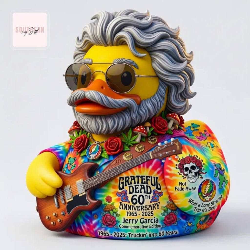Grateful Dead 60th Anniversary Jerry Garcia Commemorative Tie-Dye Rubber Duck