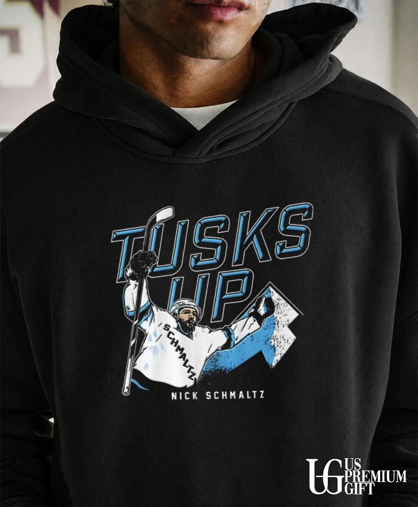 Tusks Up Nick Schmaltz Utah Mammoth hockey shirt