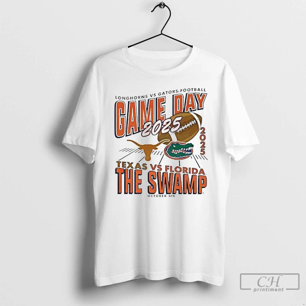 Classic Texas Longhorns And Florida Gators Football Game Day 2025 The Swamp October 4th 2025