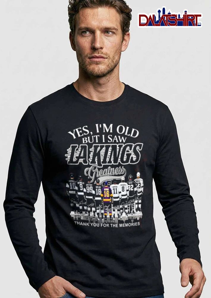 LA Kings Robitaille Nicholls Dillon Gretzky Taylor Dionne Anze Kopitar Doughty Quick Brown shirt