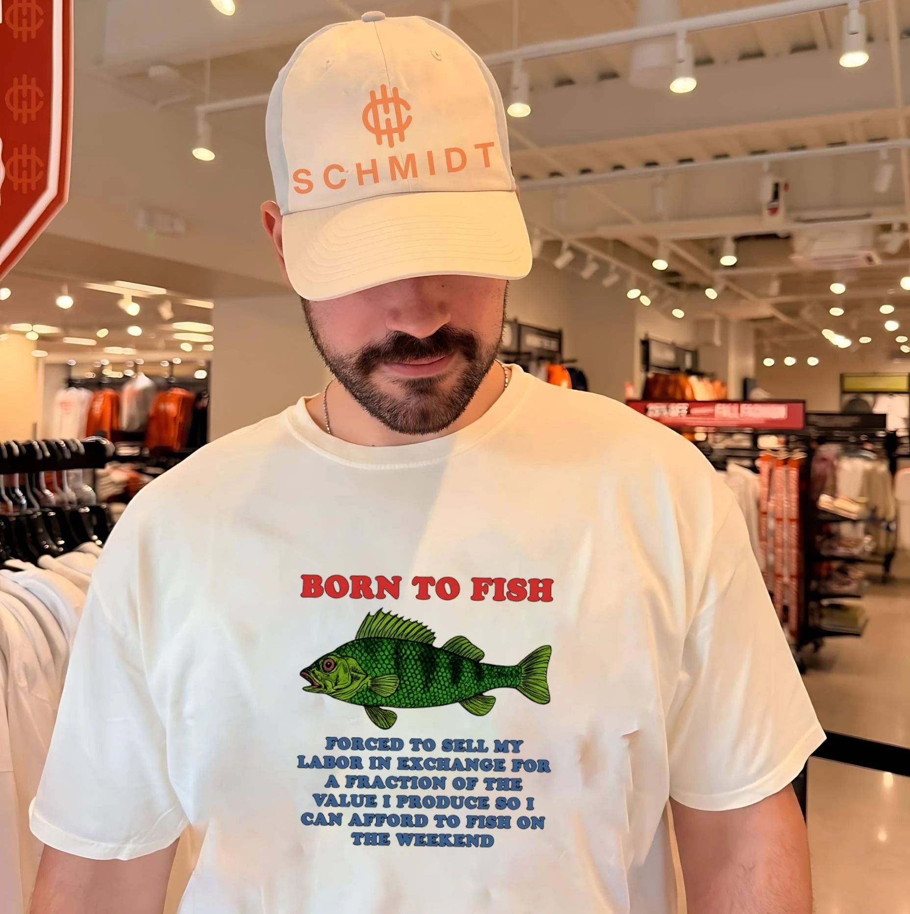 Born to Fish Forced to Sell My Labor for Weekend Fishing shirt