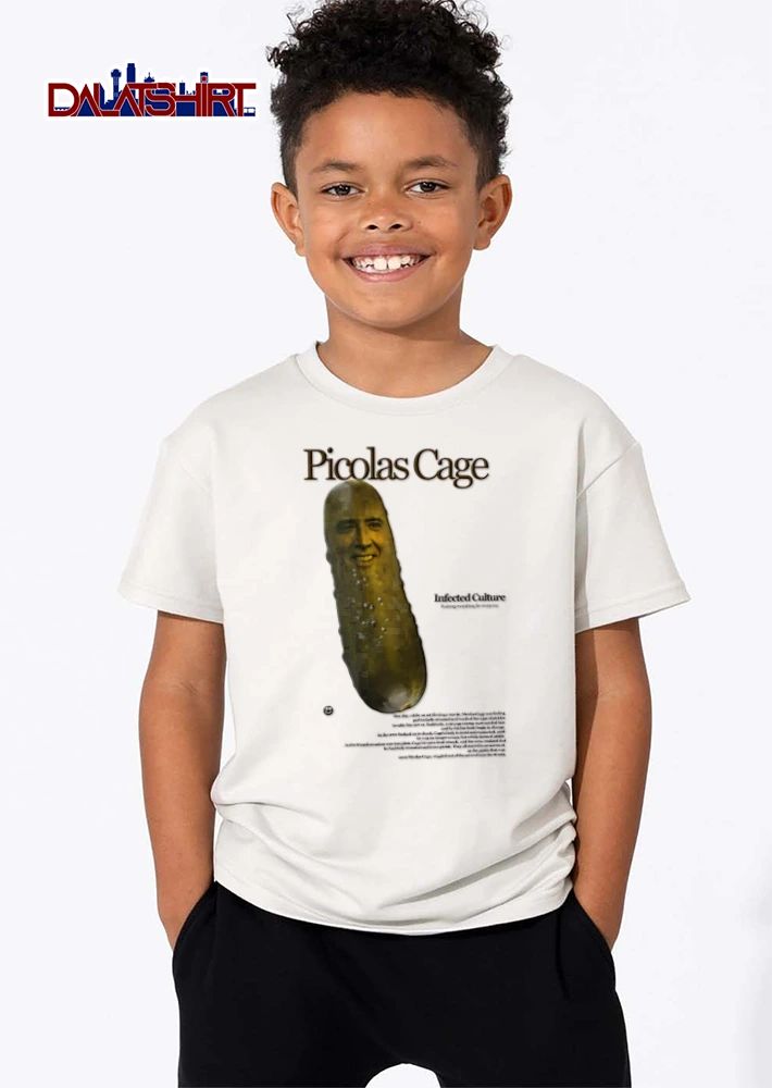 Nicolas Cage Infected Culture Ruining Everything For Everyone face on pickle shirt