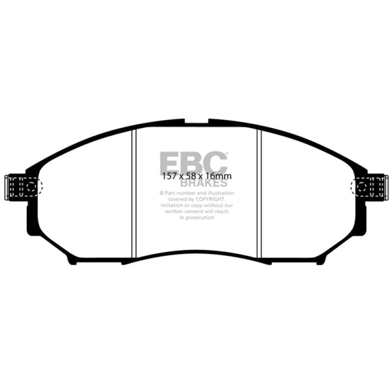 EBC – Front Redstuff Pad PN DP31671C