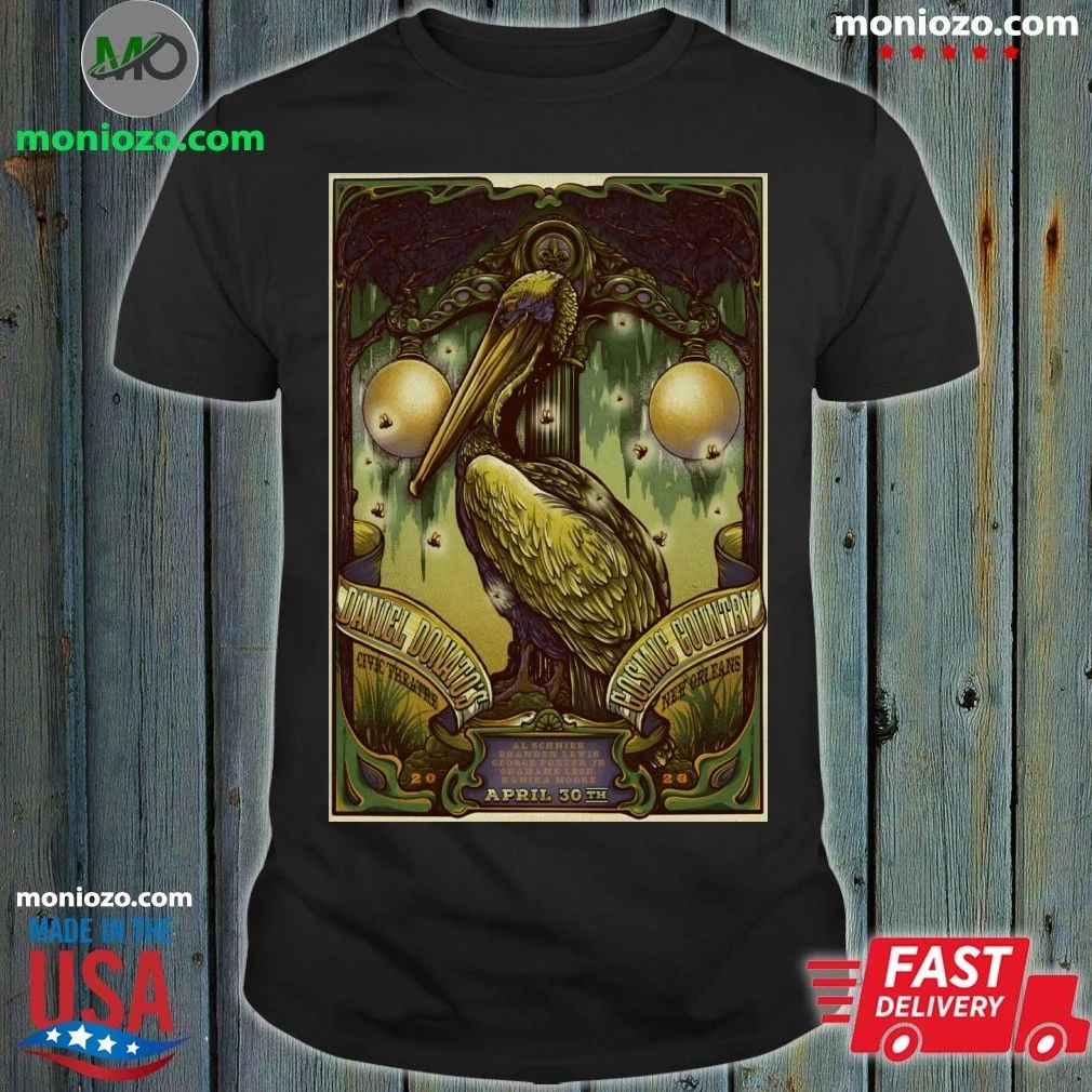Daniel Donato’s Cosmic Country 4 30 2026 New Orleans LA Poster Shirt