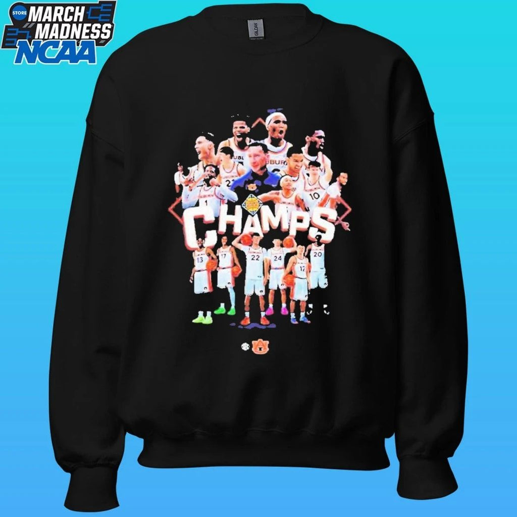 Auburn Tigers Men’s Basketball 2026 Nit Champions Team Members Shirt