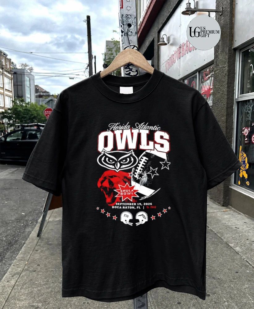 Florida Atlantic Owls vs FIU Shula Bowl September 19 2026 Boca Raton shirt