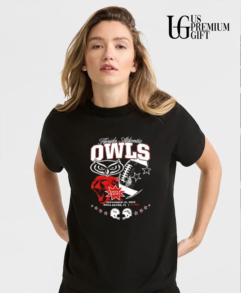 Florida Atlantic Owls vs FIU Shula Bowl September 19 2026 Boca Raton shirt