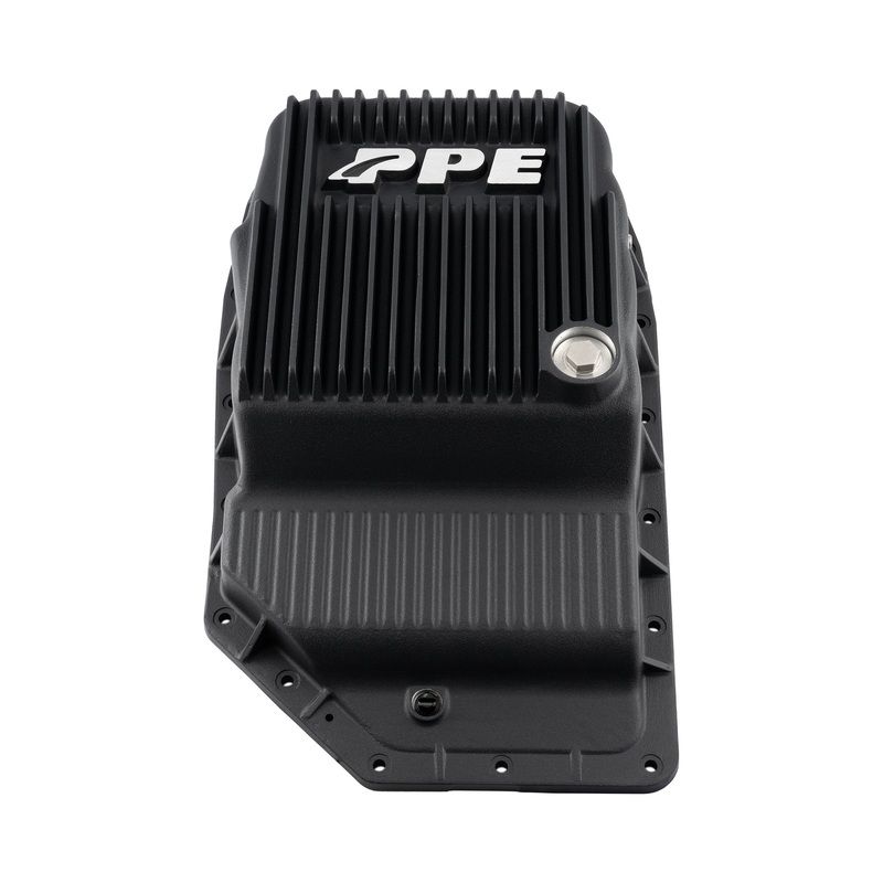 07-23 GM 6L90 Heavy-Duty Cast Aluminum Transmission Pan Black Pacific Performance Engineering 128051920