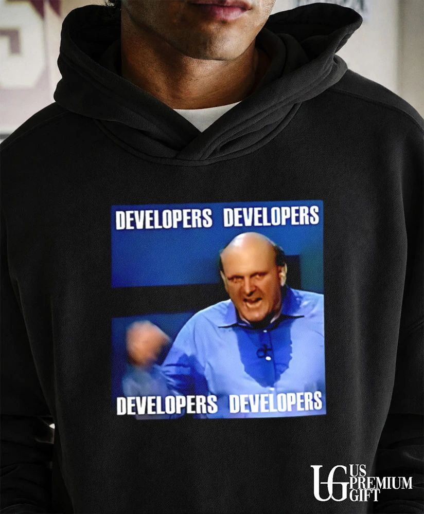 Steve Ballmer Developers meme shirt