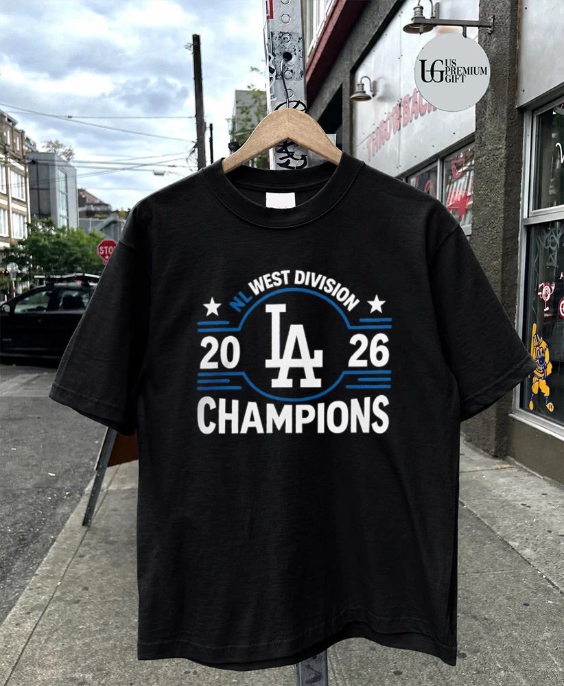 Los Angeles Dodgers NL West Division Champions 2026 shirt