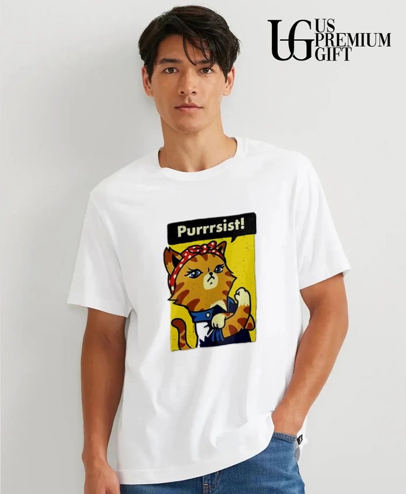 Purrrsist Rosie the Riveter shirt